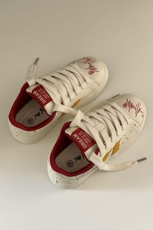 Casual Platform Sneakers for Women - Thick-Soled White Loafers, Versatile Niche Design, 2025 Trendy Footwear