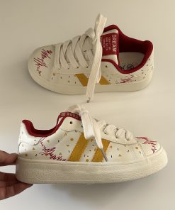 Casual Platform Sneakers for Women - Thick-Soled White Loafers, Versatile Niche Design, 2025 Trendy Footwear