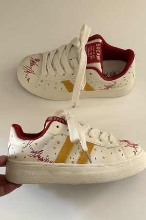 Casual Platform Sneakers for Women - Thick-Soled White Loafers, Versatile Niche Design, 2025 Trendy Footwear
