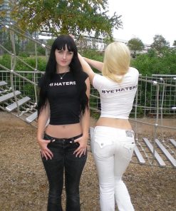 Casual Spring, Cute Baggy Outfits Casual - Hi & Bye Haters Crop Top