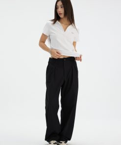 Casual Straight-Leg Pants for Women - Loose Fit, Comfortable All-Season Trousers in 3 Colors - Versatile Everyday Style