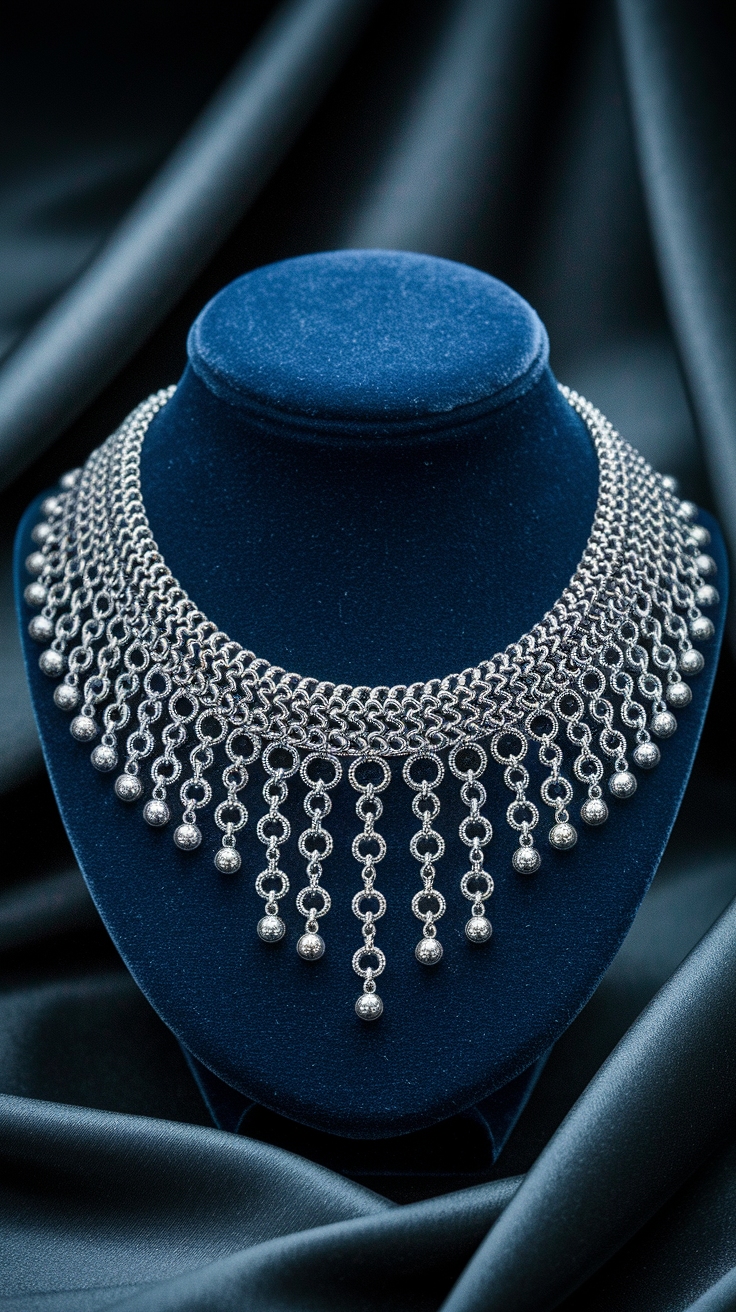 Chainmail Necklace: A Bold Statement in Modern Jewelry outfit idea