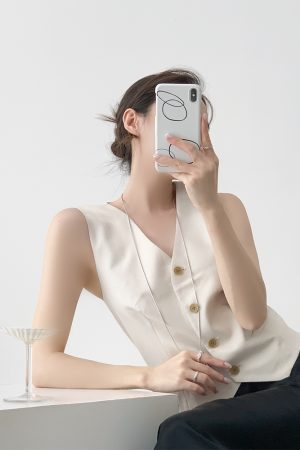 Chanel-Inspired Women's Casual Vest - 2025 Summer Old Money Style Outerwear