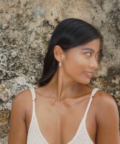 Chanel-Style High-End Stud Earrings for Women, Trendy 2025 Niche Design Clip-On Ear Accessories for Summer