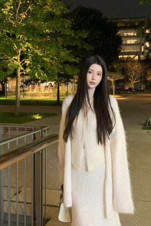 Chanel-Style Three-Piece Coat, Vest, and Skirt Set for Women â€“ Elegant High-End Fashion Ensemble