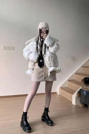 Charming Fishnet Stockings for Women - Trendy Elastic Summer Net Hosiery in White with Fine Grid Design, Cute & Comfortable