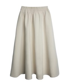 Checkered Pudding Bear JK A-Line Mid-Length Skirt for Small Figures, Flattering Design that Hides Hips and Slims Down, Y2K Fashion