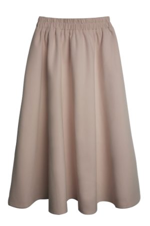 Checkered Pudding Bear JK A-Line Mid-Length Skirt for Small Figures, Flattering Design that Hides Hips and Slims Down, Y2K Fashion