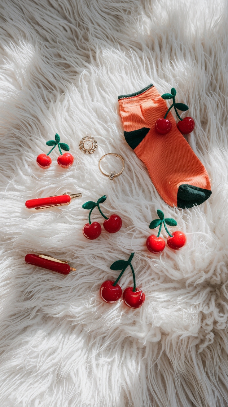 Top Cherry Accessories to Brighten Your Wardrobe outfit idea