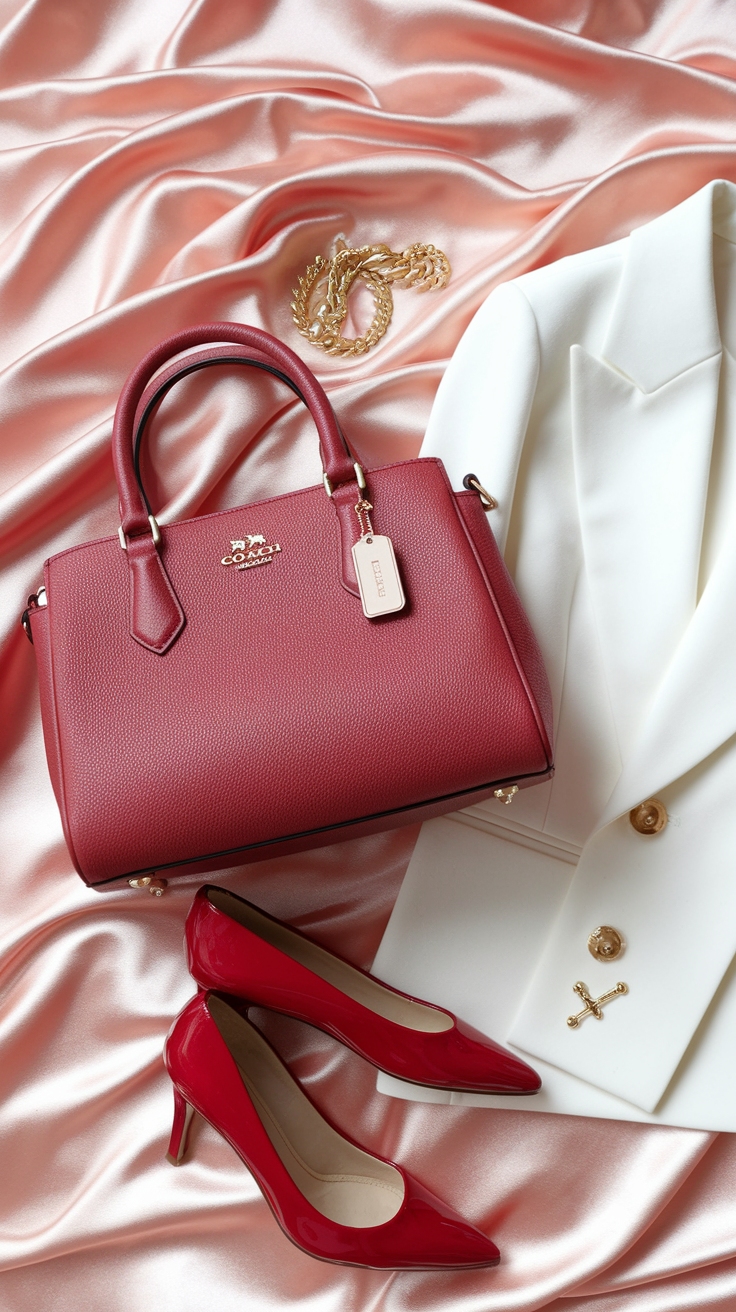 The Allure of the Cherry Coach Bag outfit idea
