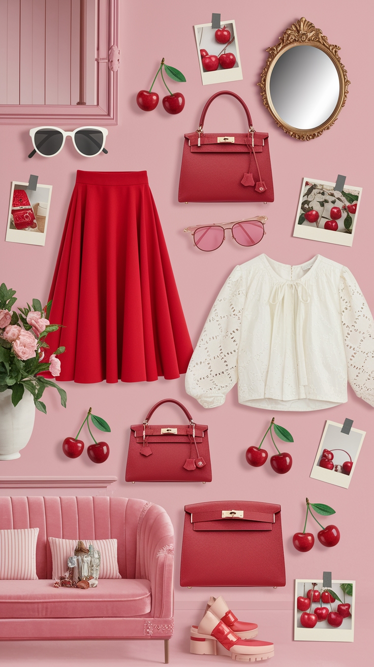 Cherry Outfit Aesthetic: Embrace the Trend This Season outfit idea