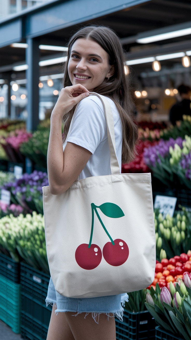The Versatility of a Cherry Tote Bag outfit idea