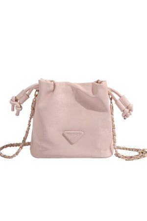 Chic Drawstring Chain Bucket Bag - Versatile Casual Crossbody - 2025 Trendy Small Bag for Everyday Fashion