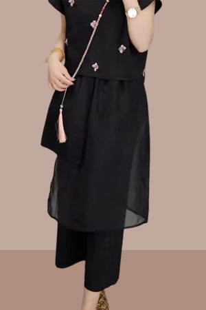 Chic Light Women's Summer Commuting Pants, Stylish Skirt Pants for Petite Sizes, Unique Mature Temperament Fashion