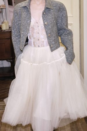 Chic Wool Tweed Lapel Short Chanel-Style Coat Cardigan for Women - Perfect for Autumn and Winter Fashion