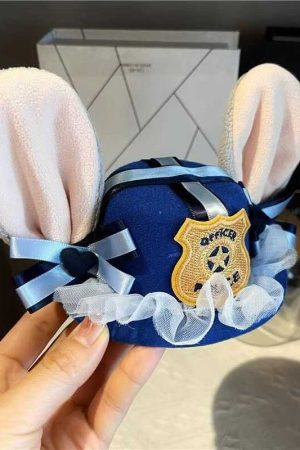 Children's Rabbit Officer Costume - Judy Zootopia Cosplay Dress for Girls, Cute Lolita Style, Korean Fashion