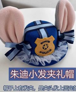 Children's Rabbit Officer Costume - Judy Zootopia Cosplay Dress for Girls, Cute Lolita Style, Korean Fashion