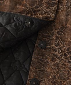 Chinese National Style Oversized Wool Vest with Jacquard Design - Warm Sleeveless Coat for Winter - Elegant Round Neck Fashion