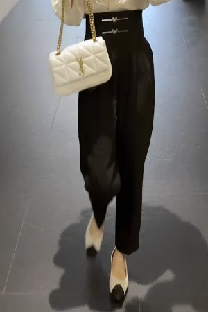 Chinese-Style Embroidered Two-Piece Set - High-Waisted Slim-Fit Pants & Professional Shirt, Niche Fashion Design