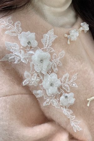 Chinese Style Embroidered Woolen Thick Coat for Women, High-End Loose Fit Winter Outerwear, National Wind Fashion