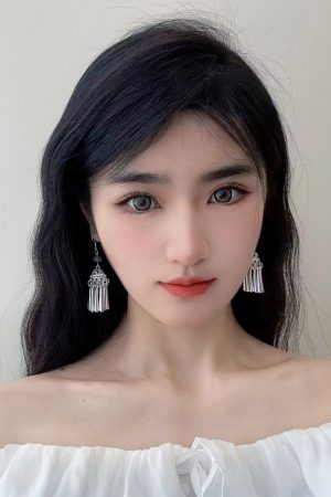 Chinese-Style Ethnic Miao Tassel Earrings for Women - Niche High-End Light Luxury Fashion Accessories for Travel and Photography