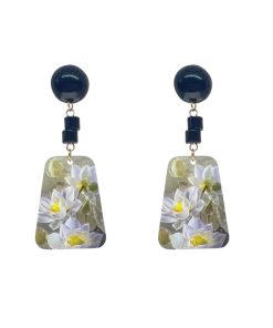 Chinese-Style Retro Lotus Flower Earrings for Women, High-End Ear Clips, Niche Gentle Temperament, No Ear Holes, Super Fairy Design