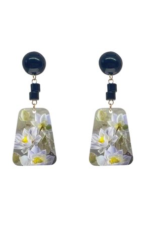 Chinese-Style Retro Lotus Flower Earrings for Women, High-End Ear Clips, Niche Gentle Temperament, No Ear Holes, Super Fairy Design