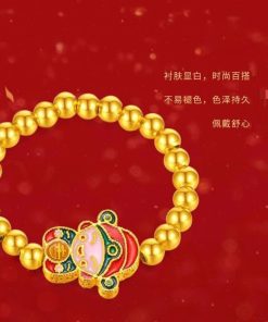 Chinese-Style Small Fortune God Ring for Women - Exquisite Light Luxury Niche Design, Versatile Wealth-Attracting Finger Ring