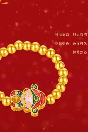 Chinese-Style Small Fortune God Ring for Women - Exquisite Light Luxury Niche Design, Versatile Wealth-Attracting Finger Ring