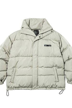 Classic Bread Down Jacket for Men - Roaring Beast Design, Warm and Stylish Winter Outerwear