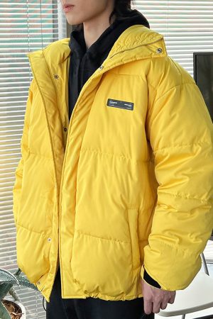Classic Bread Down Jacket for Men - Roaring Beast Design, Warm and Stylish Winter Outerwear