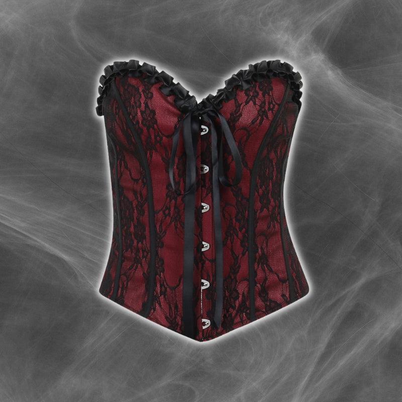 Classic Outfits Ideas, Fall Outfits Skirts Boots - Victorian Goth Ribbon Detailed Corset Top Classic Outfits Ideas, Fall Outfits Skirts Boots - Victorian Goth Ribbon Detailed Corset Top
