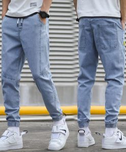 Classy Business Outfits, Italy Aesthetic Clothes - Slim Fit Jogger Jeans