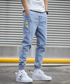 Classy Business Outfits, Italy Aesthetic Clothes - Slim Fit Jogger Jeans
