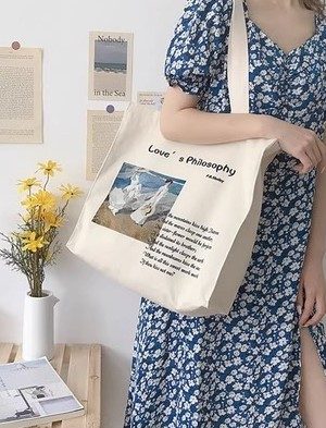 Clearance Canvas Bag - Stylish Everyday Tote, Eco-Friendly, Versatile Design, Perfect for Shopping and Travel