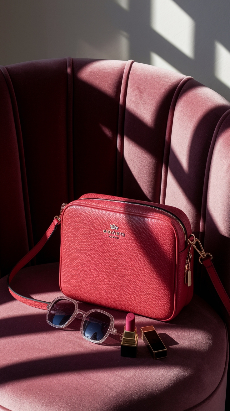 The Timeless Appeal of the Coach Red Bag outfit idea