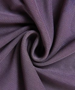 Collared Long Sleeve Outfit, Soft Modest Outfits - Mesh Split Midi Dress