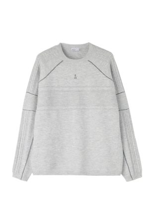 Color-Block Loose Warm Knitted Sweatshirt for Men - Autumn Winter Fashion Sweater, Cozy Casual Style