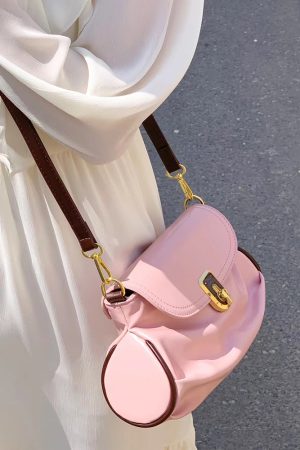 Color Block Pleated Underarm Bag for Women - High-End Fashion Crossbody Shoulder Bag - 2025 Trendy Niche Style