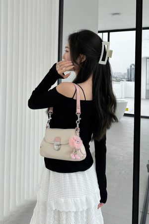 Color-Blocked Pleated Dumpling Underarm Bag for Women - 2025 Versatile High-End Shoulder Crossbody Bag
