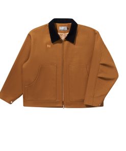 Color-Blocked Wool Modified Detroit Jacket in Melton | Cleanfit Style for a Trendy Look