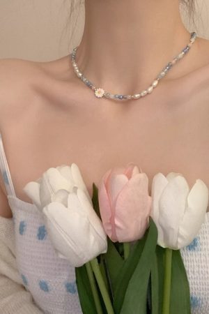 Colorful Beaded Dopamine Necklace for Women - 2025 Trendy Luxury Clavicle Chain Accessory, High-End Fashion Statement Piece