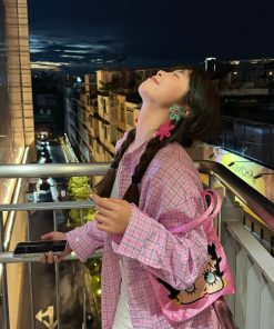 Colorful Bohemian Flower Earrings for Women, Handmade Woven Ethnic Style, Exaggerated Beach Vacation Studs, Trendy Summer Accessories