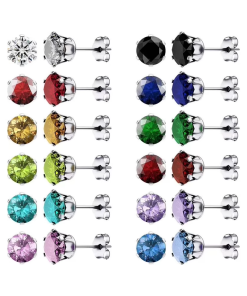 Colorful Butterfly Stud Earrings - Trendy Light Luxury Ear Accessories for 2025, High-End Niche Jewelry