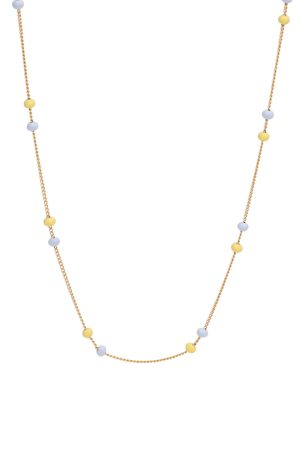 Colorful Drip Glaze Bead Splicing Necklace - Minimalist Layered Clavicle Chain in Yellow and Purple for Versatile Styling