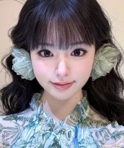 Colorful Floral Tassel Earrings for Girls - Long Romantic Crystal Cluster Ear Clips, Pastoral Vacation Style Jewelry