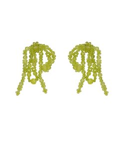 Colorful Handmade Beaded Bowknot Earrings for Women - Trendy Long Vacation Jewelry, 2025 Fashion Statement