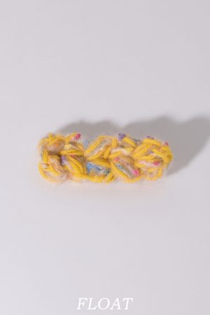 Colorful Retro Yarn Cable Hair Clip for Women - Sweet Mixed Line Duckbill Clip for Side Bangs - Plush Headwear for Spring Summer