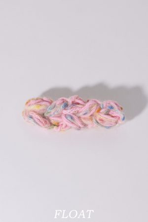 Colorful Retro Yarn Cable Hair Clip for Women - Sweet Mixed Line Duckbill Clip for Side Bangs - Plush Headwear for Spring Summer