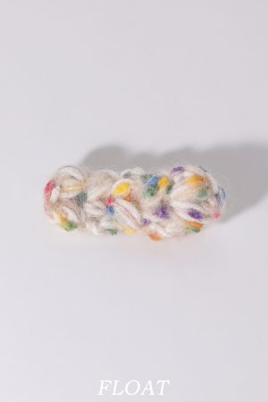 Colorful Retro Yarn Cable Hair Clip for Women - Sweet Mixed Line Duckbill Clip for Side Bangs - Plush Headwear for Spring Summer